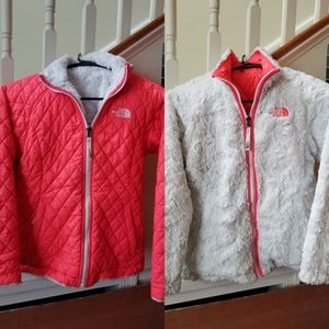 The north face girls reversible jacket